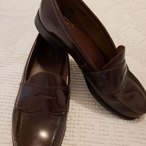 G.S.BASS & CO leather penny loafers